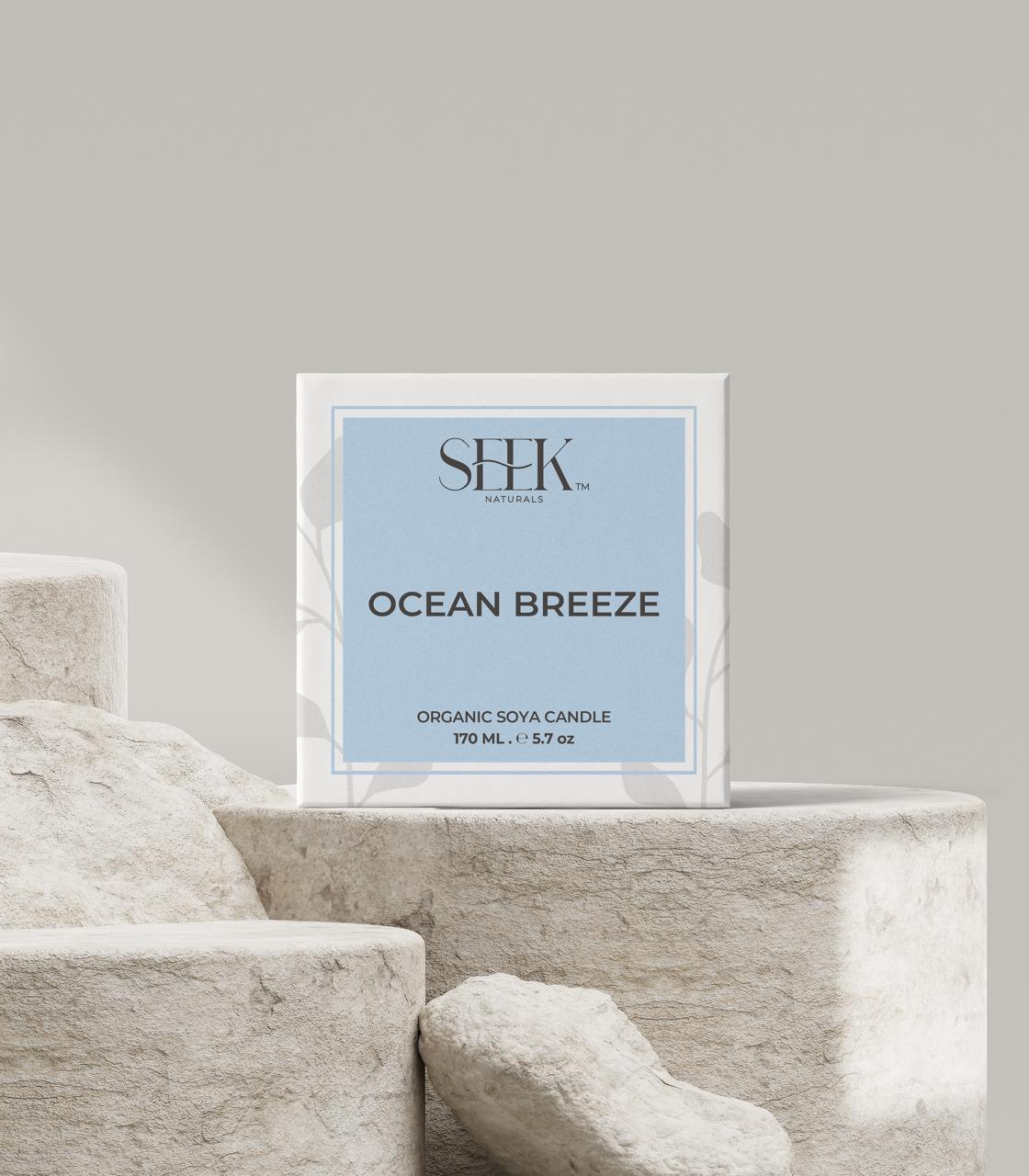 OCEAN BREEZ - ORGANIC SOY CANDLE