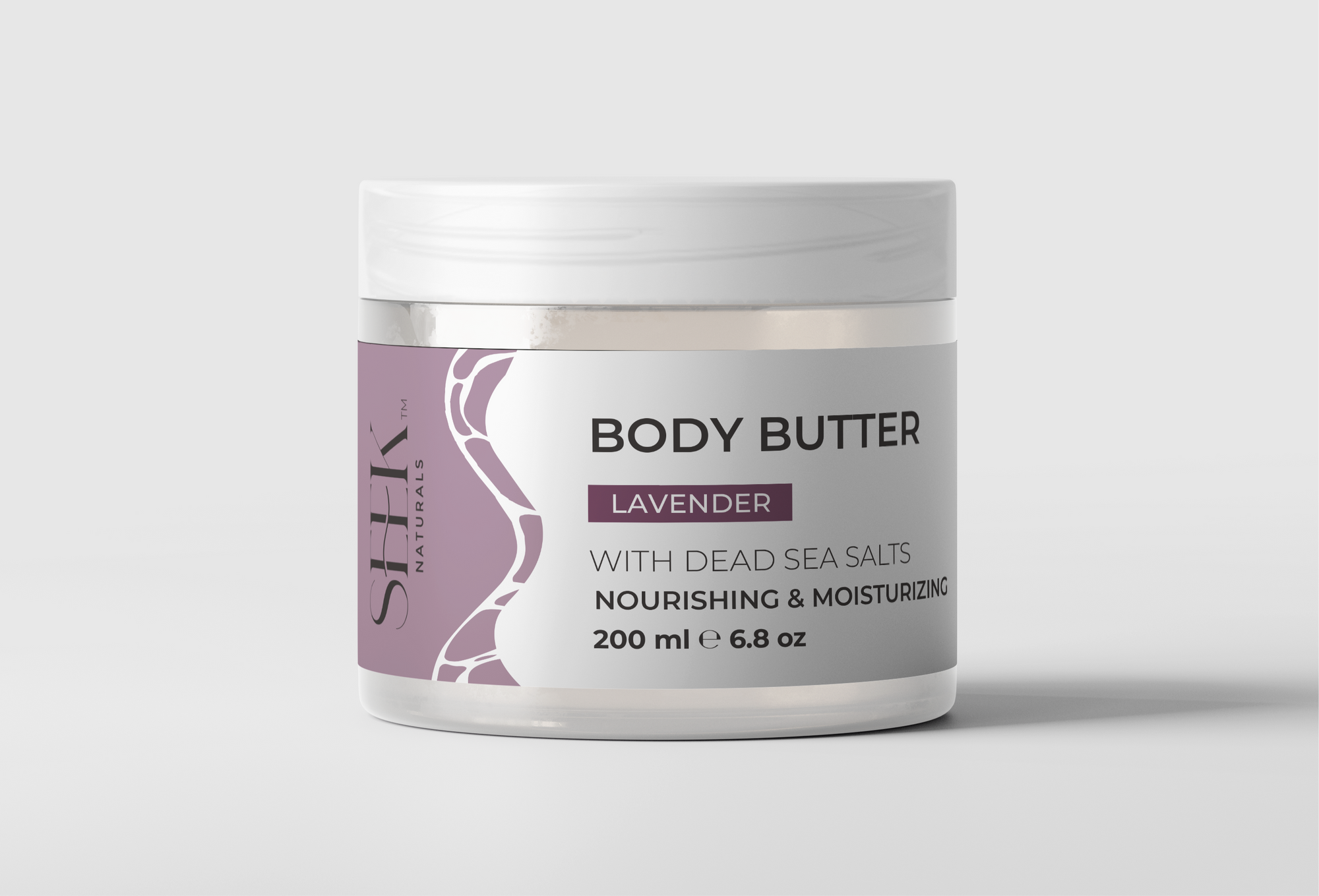 Lavender Body Butter with Shea & Cocoa Butter – Nourishing Moisturizer with Dead Sea Minerals for Dry Skin | SEEK Naturals