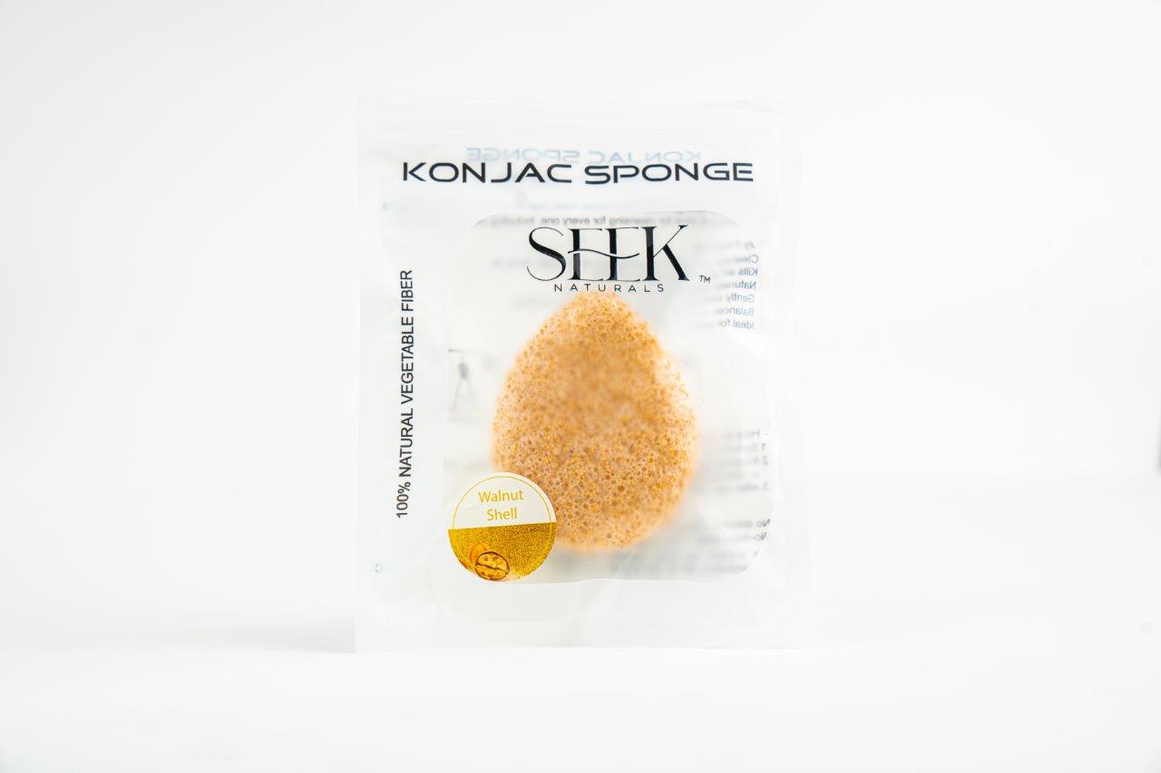Walnut Konjak facial sponge - Seek