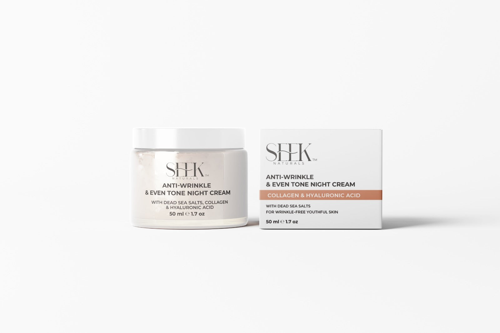 Anti-Wrinkle & Even Tone Night Cream -Dead Sea Salts
