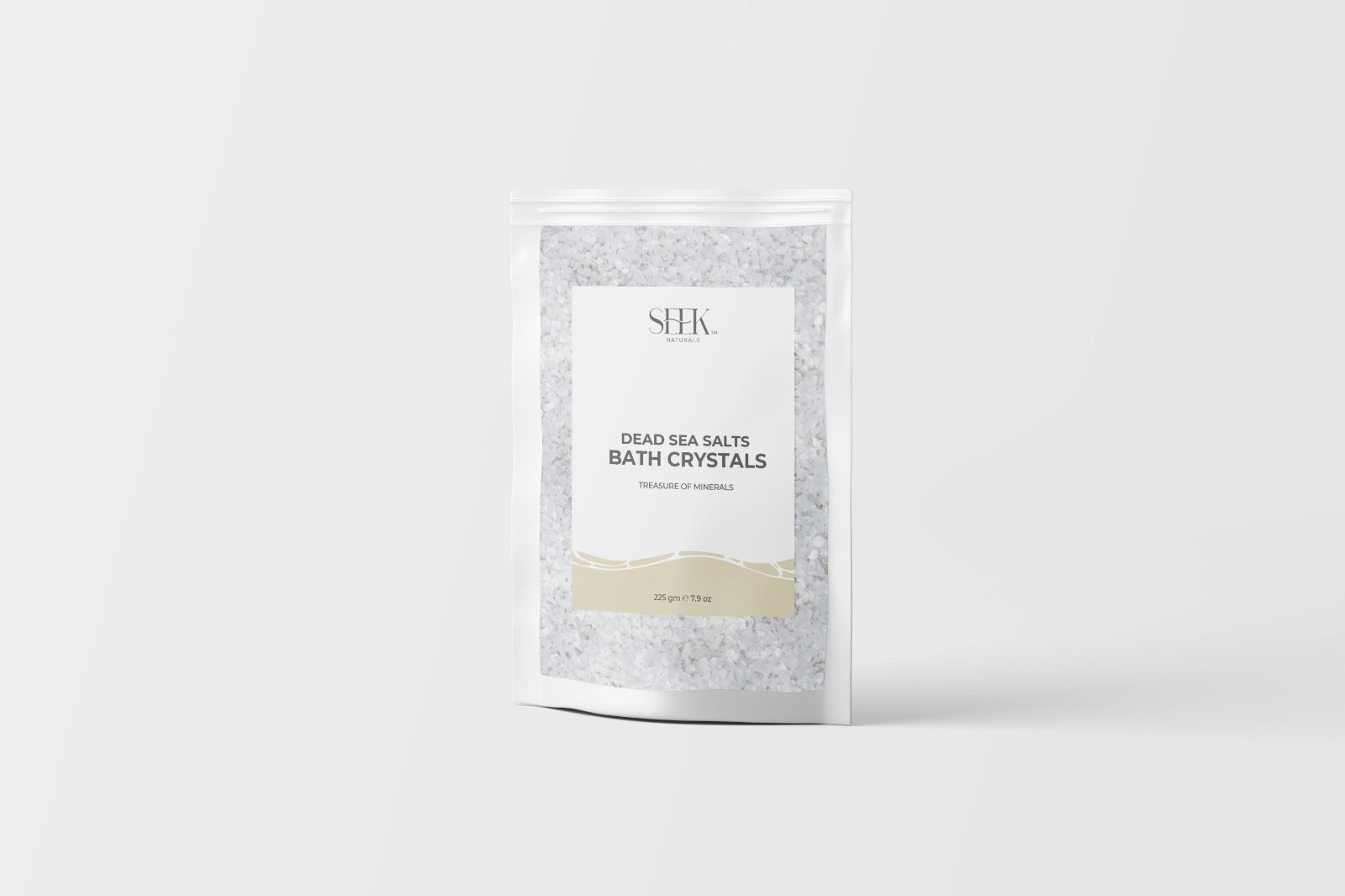 Dead Sea Salts Bath Crystals - Coconut & Vanilla Scent