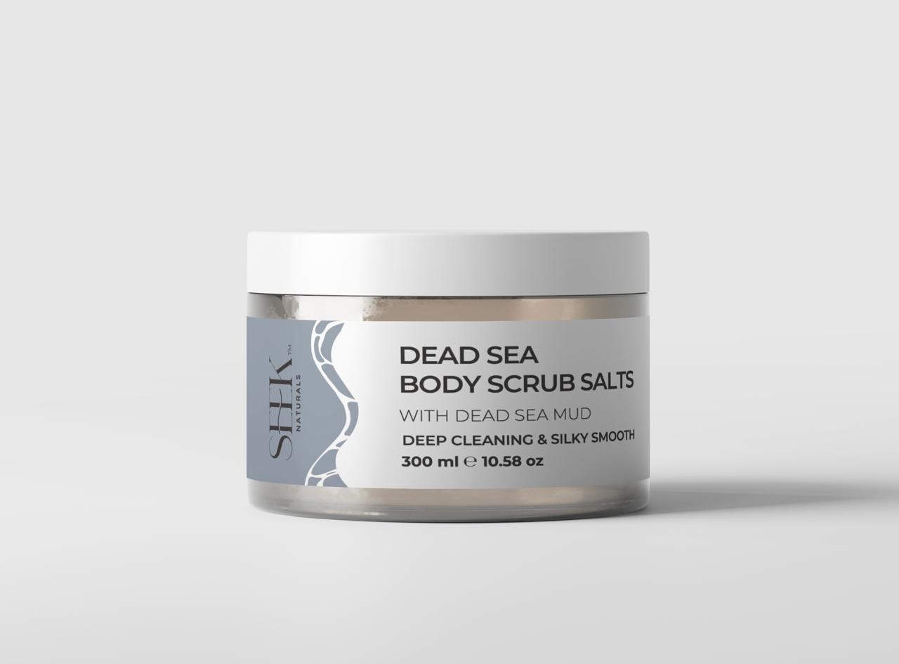 Dead Sea Body Scrub Salts with Dead Sea Mud
