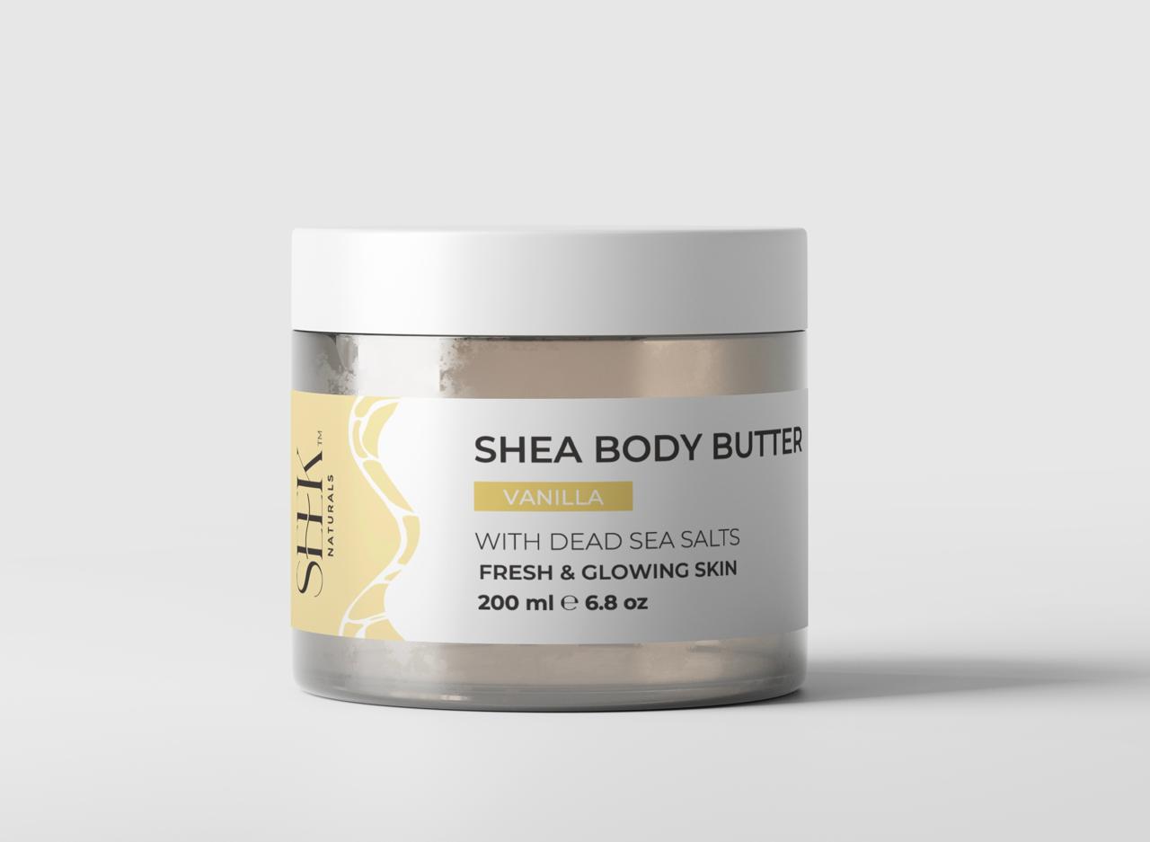 Dead Sea Body Butter - Vanilla Scent