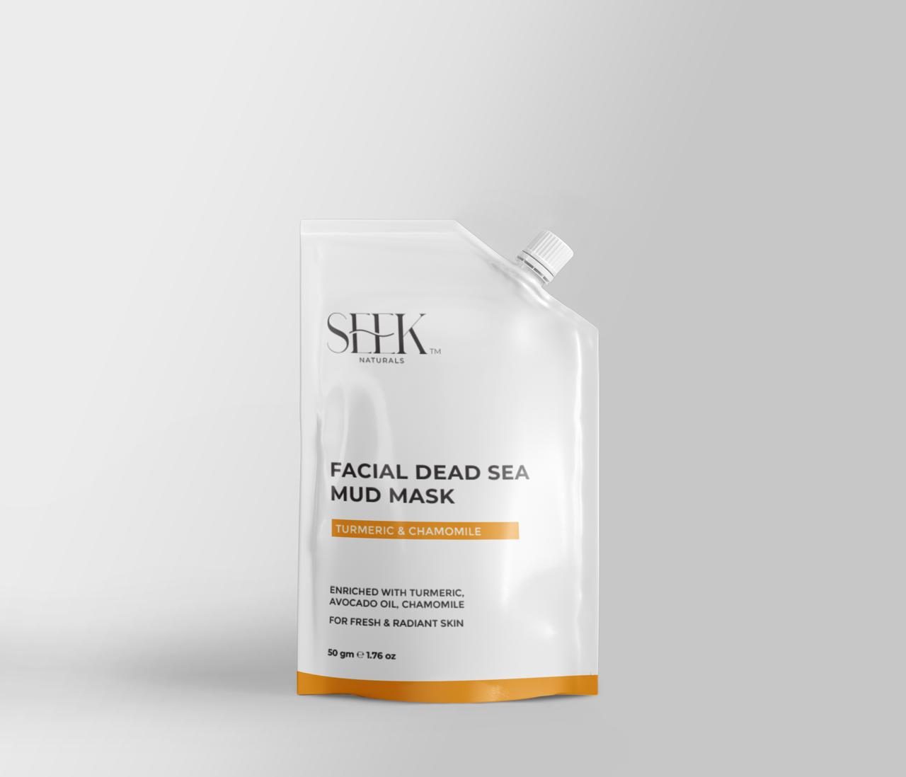 Facial Dead Sea Mud Mask- Turmeric & Chamomile