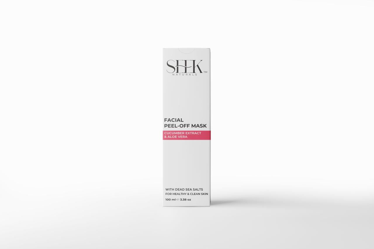 Facial Peel-Off Mask - Cucumber Extract & Aloe Vera