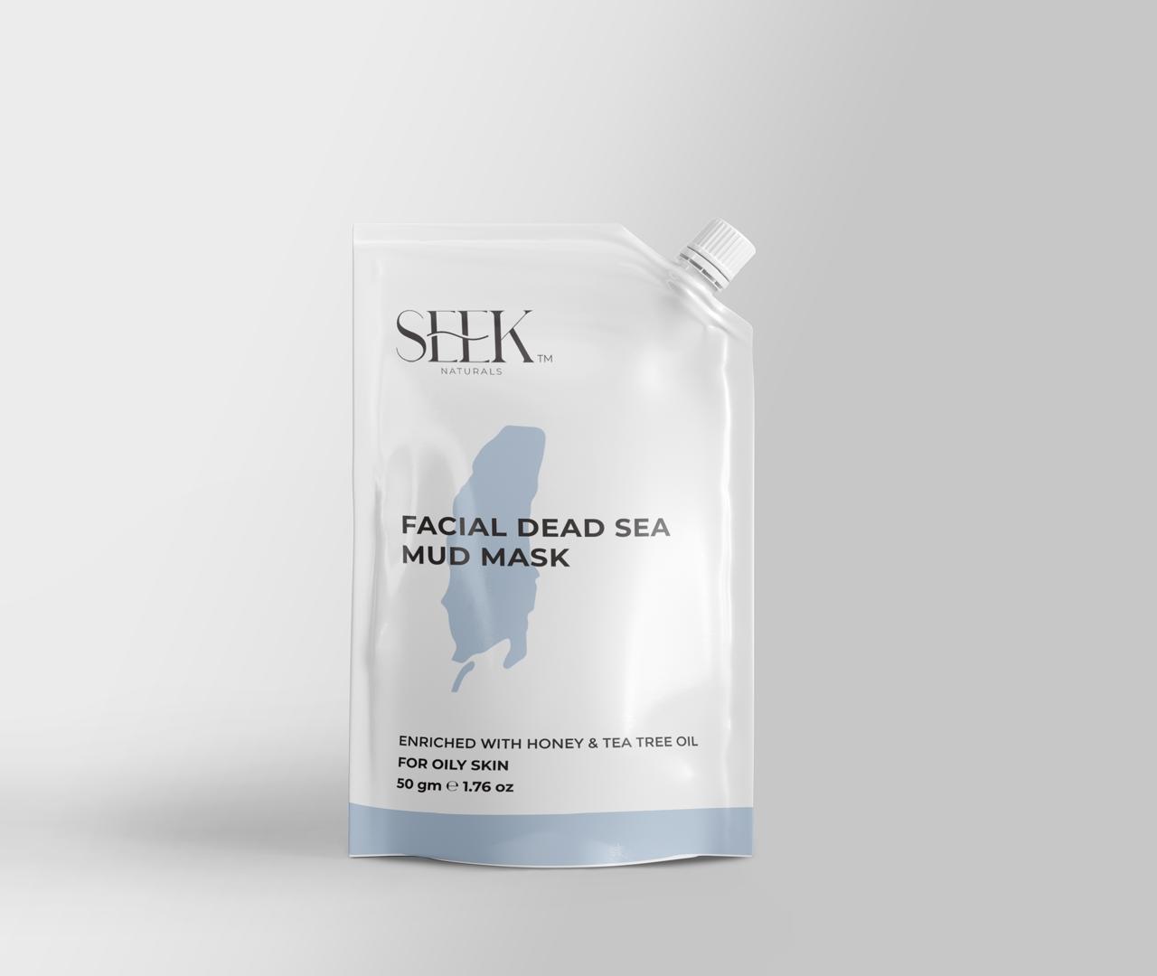 Facial Dead Sea Mud Mask -Honey & Tea Tree Oil