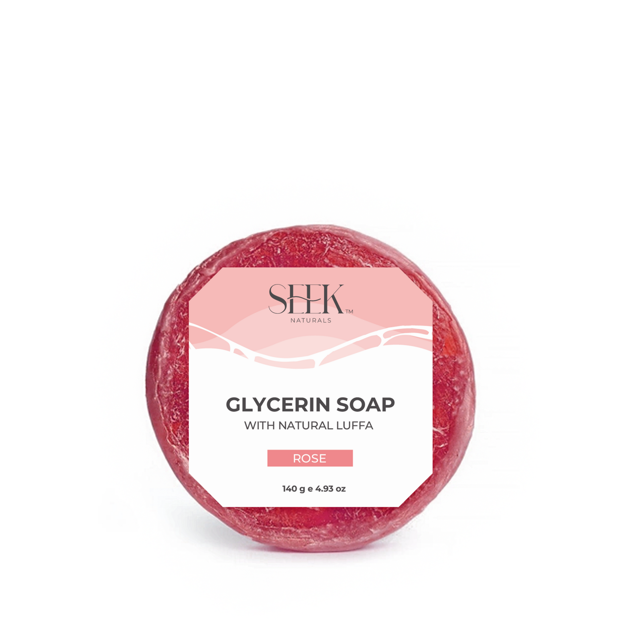 SEEK Naturals Glycerin Soap with natural luffa and Dead Sea minerals