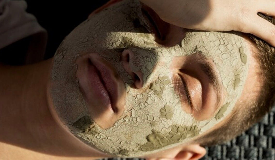 Dead Sea mud mask ritual for dry and sensitive skin using mineral-rich natural skincare