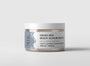 Grainy Dead Sea salt scrub texture enriched with shea butter and oils